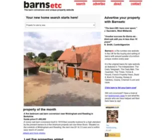 Barnsetc.co.uk(Barn Conversions For Sale) Screenshot