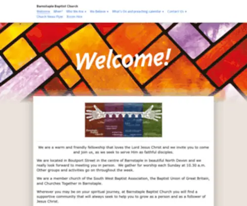 Barnstaplebaptist.org.uk(Barnstaple Baptist Church) Screenshot