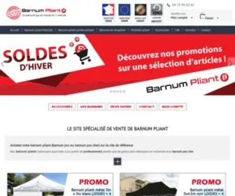 Barnum-Pliant.com(Spécialiste) Screenshot