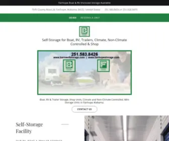 Barnwellstorage.com(Barnwell-Fairhope Storage) Screenshot