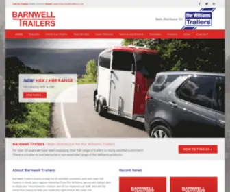 Barnwelltrailers.co.uk(Ifor Williams Trailers) Screenshot