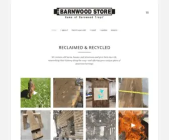 Barnwoodtrays.com(The Barnwood Store) Screenshot