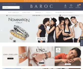 Baroc.co.uk(Designer Jewellery Boutique) Screenshot