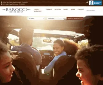Baroccimotorgroup.com(Used Cars for sale in Richmond) Screenshot