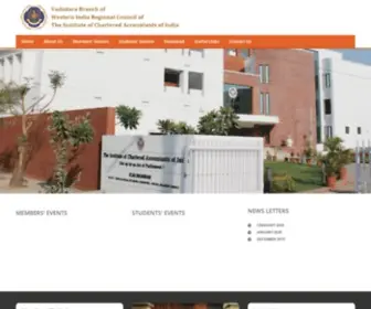 Baroda-Icai.org(Baroda Branch Of WIRC of ICAI) Screenshot