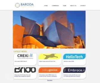 Barodaventures.com(Top Los Angeles Venture Capital Firm) Screenshot