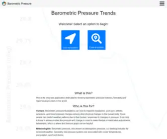 BarometricPressure.app(Barometric Pressure Forecast and History) Screenshot