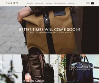 Baron.se(Bags and Accessories since 1978) Screenshot