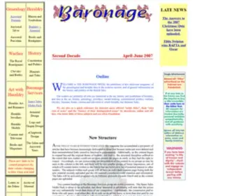 Baronage.co.uk(Internet Explorer Preferences) Screenshot