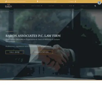 Baronassoc.com(Baron Associates P.C) Screenshot