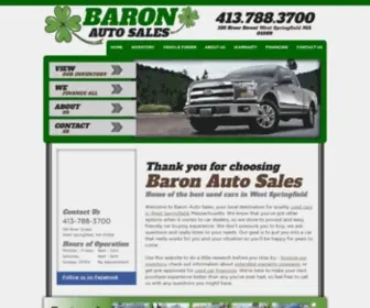 Baronautosalesma.com(Baron Auto Sales) Screenshot