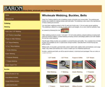 Baronbelts.com(Baron Belts) Screenshot