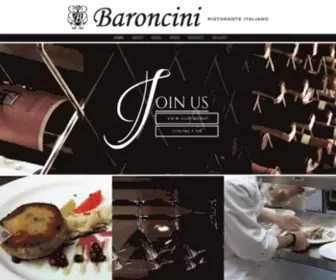 Baroncinirestaurant.com(Baroncini Ristorante) Screenshot