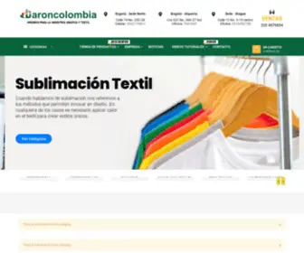 Baroncolombia.com(Sublimación) Screenshot