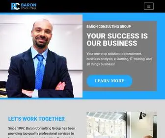 Baronconsulting.com.au(Business consultancy) Screenshot