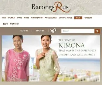 Barongsrus.com(Elegant Barong Suits) Screenshot