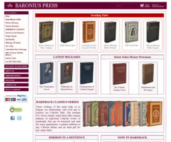 Baroniuspress.com(Baronius Press) Screenshot