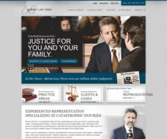 Baronlawfirm.com(Baron Law Firm) Screenshot