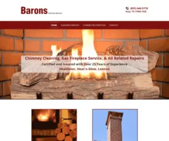 Baronschimneyservice.net(Chimney Cleaning) Screenshot