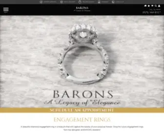 Baronsjewelers.com(BARONS Jewelers) Screenshot