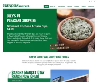 Baronsmarket.com(Barons Market) Screenshot