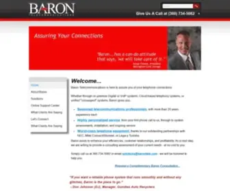 Barontele.com(Baron Telecommunications) Screenshot