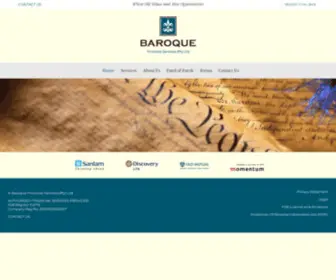 Baroqueonline.com(Baroque Financial Services (Pty) Ltd) Screenshot