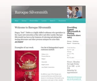 Baroquesilversmith.com(Baroque Silversmith) Screenshot