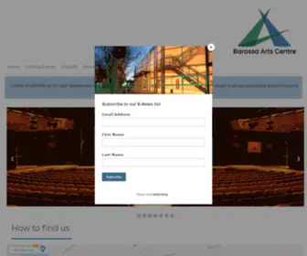 Barossaarts.com.au(Barossa Arts Centre) Screenshot