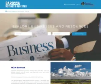 Barossabusiness.com.au(Barossa Business Directory) Screenshot