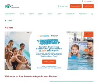 Barossarfc.com.au(Barossa Aquatic and Fitness) Screenshot