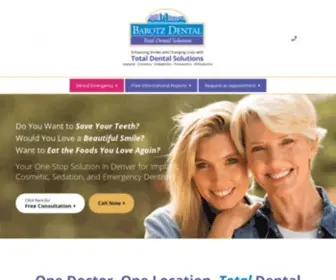 Barotzdental.com(Dentist in Denver) Screenshot