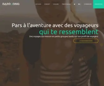 Barouding.fr(Pars à l'aventure avec des voyageurs qui te ressemblent) Screenshot