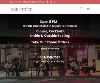 Barpetite-LI.com(Bar Petite) Screenshot