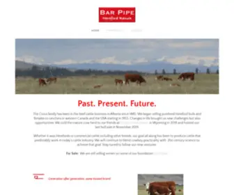 Barpipe.com(Hereford Ranch) Screenshot