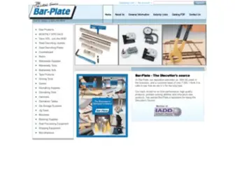 Barplate.com(Bar-Plate Home) Screenshot