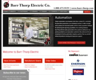 Barr-Thorp.com(Barr-Thorp Electric Company) Screenshot