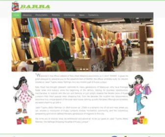 Barra.org.my(Batu Road Retailers Association) Screenshot