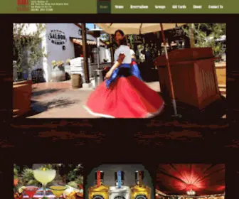 Barrabarrasaloon.com(Barra Barra Saloon Old Town San Diego Mexican Food) Screenshot