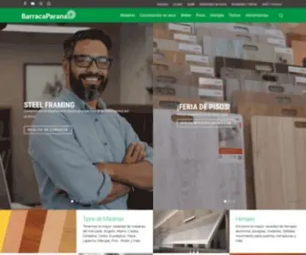 Barracaparana.com(Barraca Paraná) Screenshot