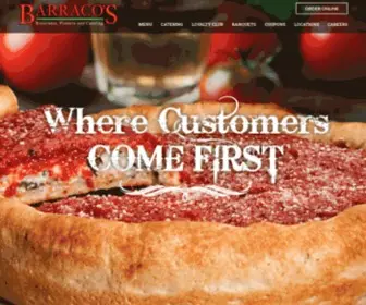 Barracos.com(Restaurant, Pizzeria, & Catering) Screenshot