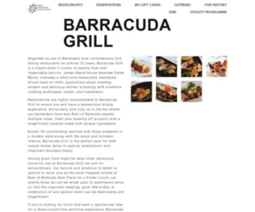 Barracuda-Grill.com(Island Restaurant Group) Screenshot