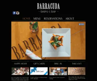 Barracudanewhaven.com(Barracuda Bistro & Bar) Screenshot