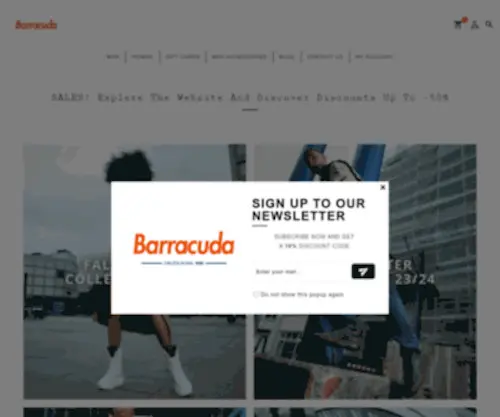 Barracudastyle.com(Barracuda calzature) Screenshot