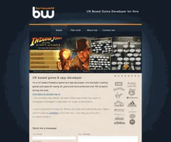 Barraxworld.co.uk(Hire a UK Based Freelance game developer) Screenshot