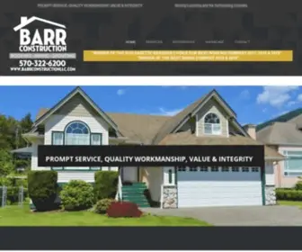 Barrconstructionllc.com(Barr Construction) Screenshot