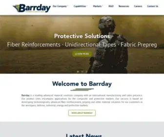 Barrday.com(Barrday Inc) Screenshot