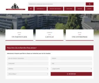 Barreaudecharleroi.be(Avocats de Charleroi) Screenshot