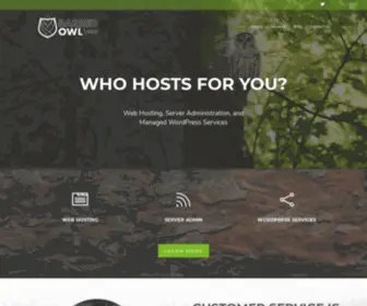 Barredowlweb.com(Switch to Barred Owl Web) Screenshot