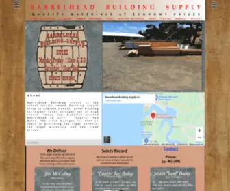 Barrelheadbuildingsupply.com(Lumberyard) Screenshot